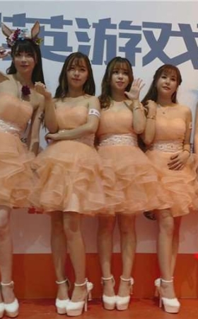 青春靓丽的公主裙showgirl