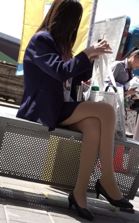 肉丝袜，黑高跟，制服OL