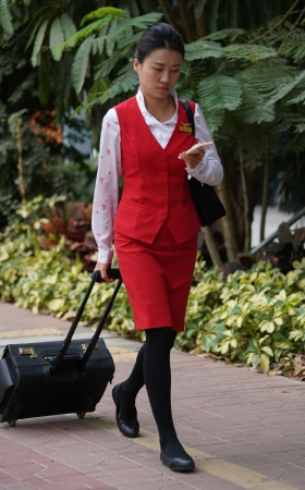 N位漂亮的空乘美女