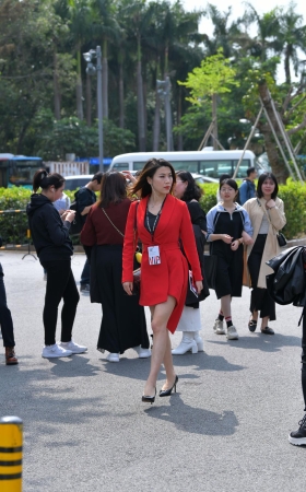 美腿高跟，靓丽美女