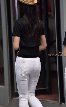 2016-11-14一群紧身白裤妹妹28张 [28P]