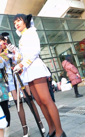 玩cosplay的极品高颜值二次元美少女