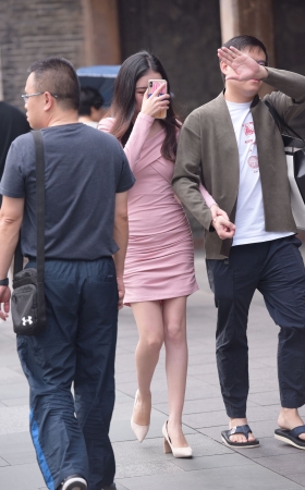 高跟美女
