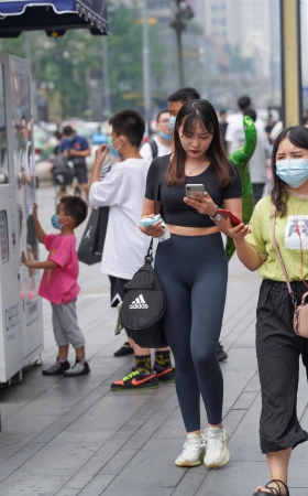 偶遇去健身的小姐姐