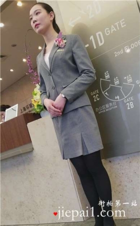 4k-黑丝长腿亭亭玉立的美女迎宾