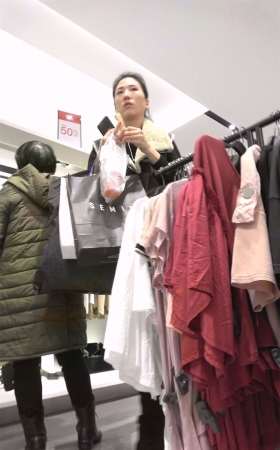 性感美腿长筒靴知性少妇