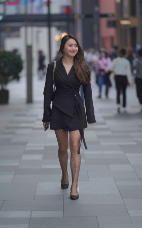 甜美西装裙