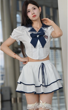 高跟白裙美女(132P)