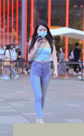 超紧牛仔裤小姐姐3A8255[862M]