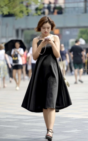 菱形吊带裙，彰显美女性感魅力 [14P]