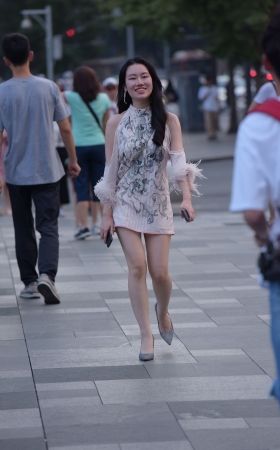 高跟美女