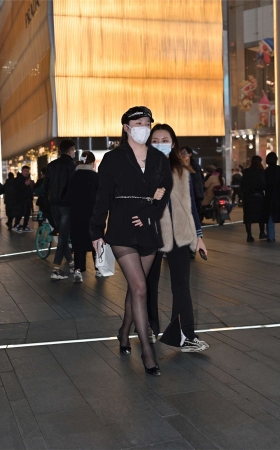 知性西装裙