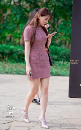 连衣短裙，裸腿，高跟（14） [14P]