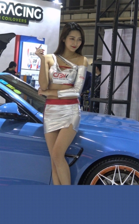 性感短裙车模小姐