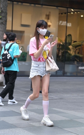 青春可爱粉色系