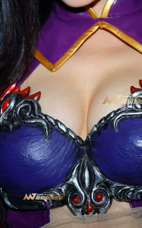 蓝色盔甲美胸cosplay [10P]