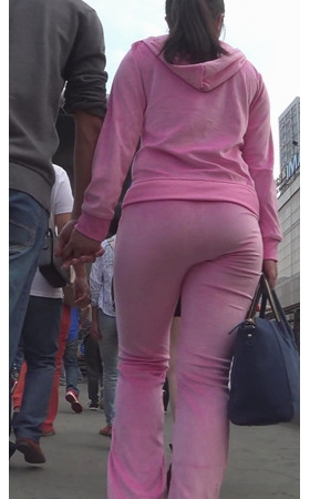 极品粉色套装美女