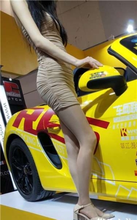 4k超清画质，性感端庄典雅极品包臀裙美女车模