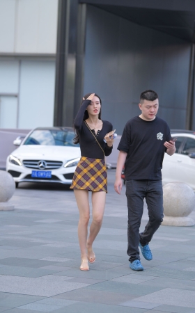 超长美腿美女