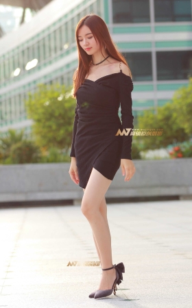 夕阳美，美腿 高跟 包臀裙美女 [14P]