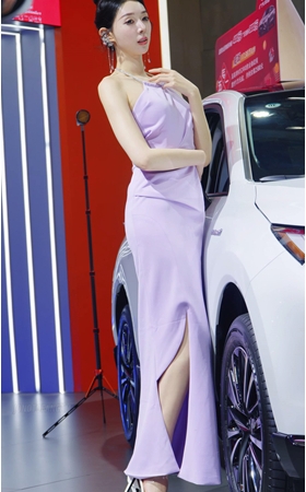 气质长裙美模