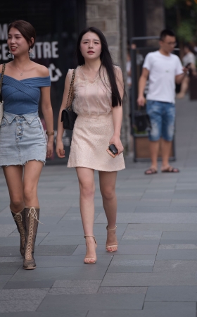 高跟美女