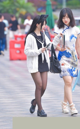 嫩腿，黑丝女孩3A1375[449M]