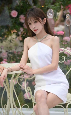 甜美白色连衣裙 [77P-1.56GB]