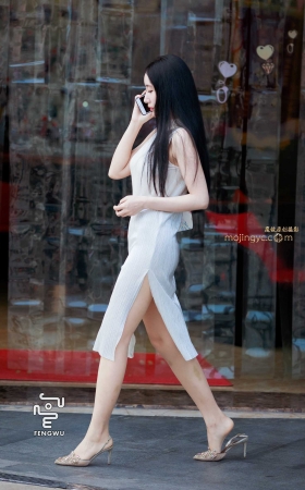 开叉连衣裙，肉丝，凉高，极品少妇 [10P]