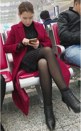 红衣黑丝