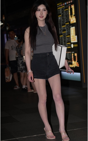 夜拍高跟热裤美女(142P)