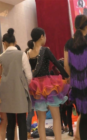极品豹纹高跟凉鞋美女舞蹈演员