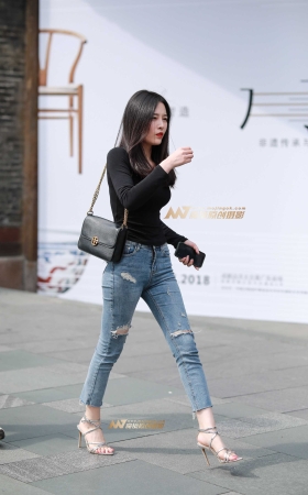 牛仔高跟美女 [22P]