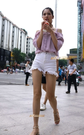 细长腿白热裤 [16P]