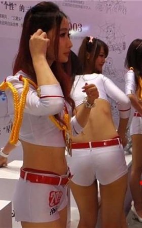 西山居的美女颜值就是高。