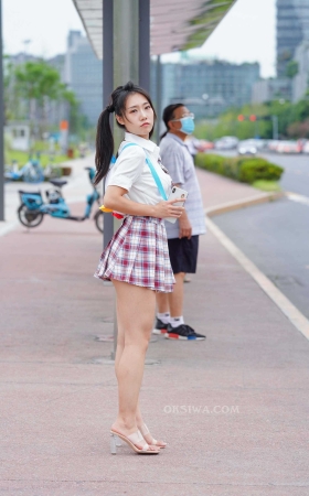 盛夏作品★马尾辫女孩 【套图】<font color=red> [8P]</font>