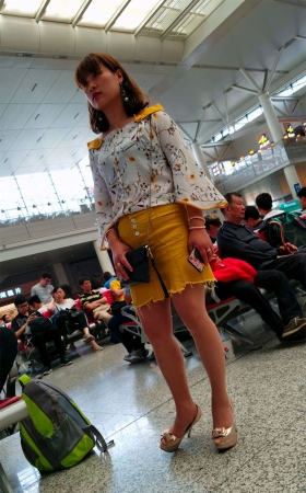 火车站肉丝美女