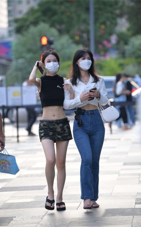 青春靓丽的美