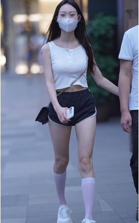漂亮的短裤女友(117P)