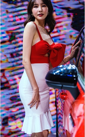 漂亮的车模美女(28P)