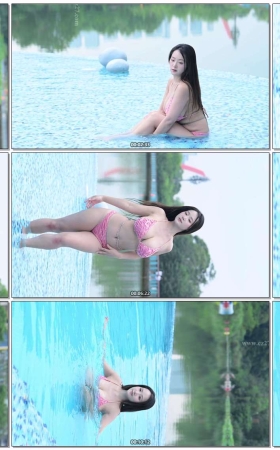 橙子摄影  朵朵粉色泳衣 [MP4-10.6GB]