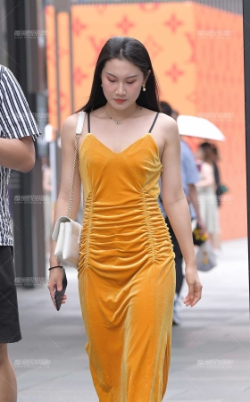 法兰绒吊带裙 [21P]