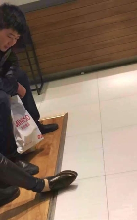 风景都在试鞋时