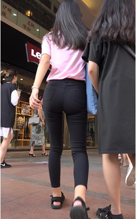 黑紧裤