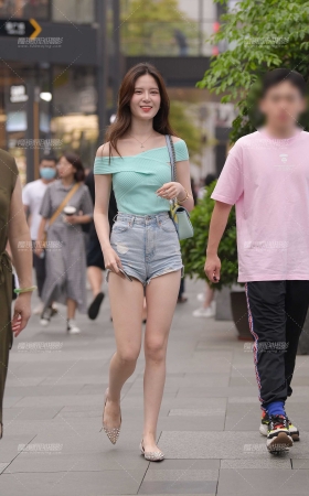 清秀热裤 美腿，美女 [24P]