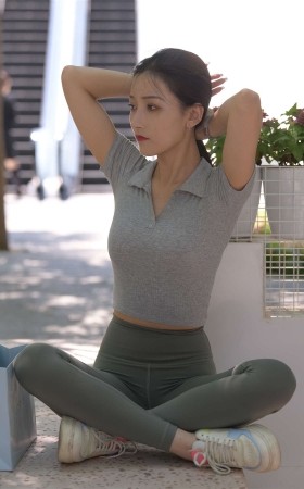 一只麋鹿摄影作品 初霁