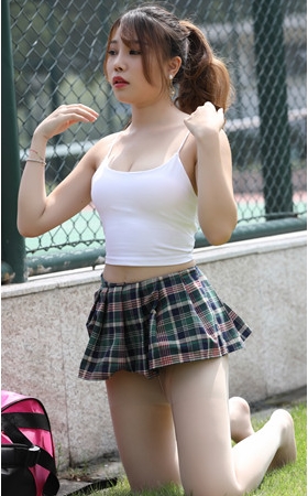 性感肉丝短裙小姐姐【套图+视频】