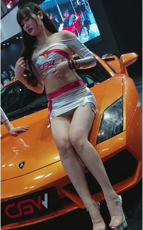 丰腴的车模小姐姐