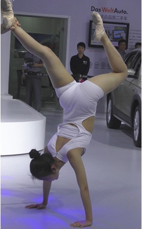 车展上的精彩表演