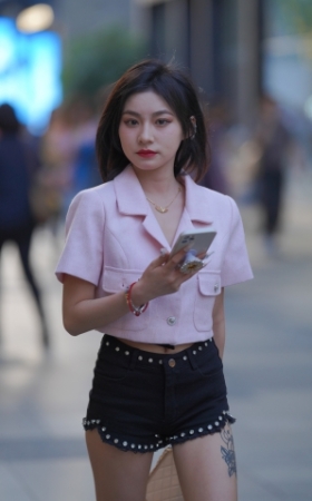 热裤小妹